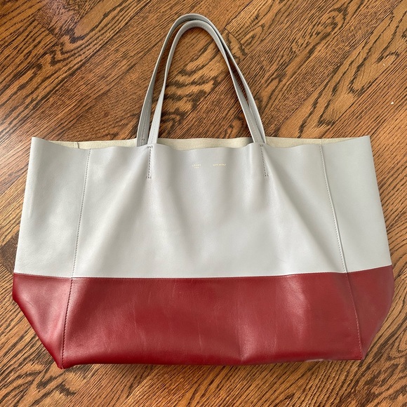Celine Bi-color Horizontal Cabas Bag - Picture 1 of 11